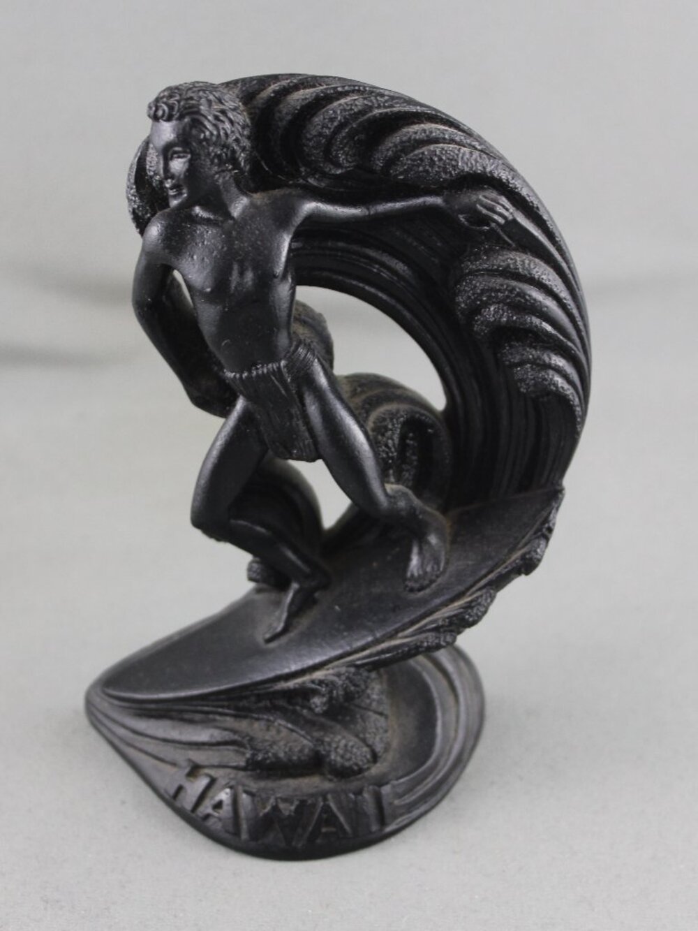 Vintage Coco Joe Figurine - Surfer inside the Curl - Made with Lava